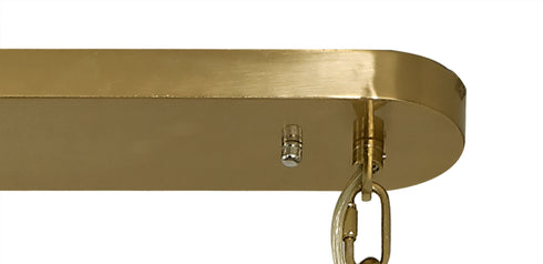 Kuna Pendant Rectangle 5 Light